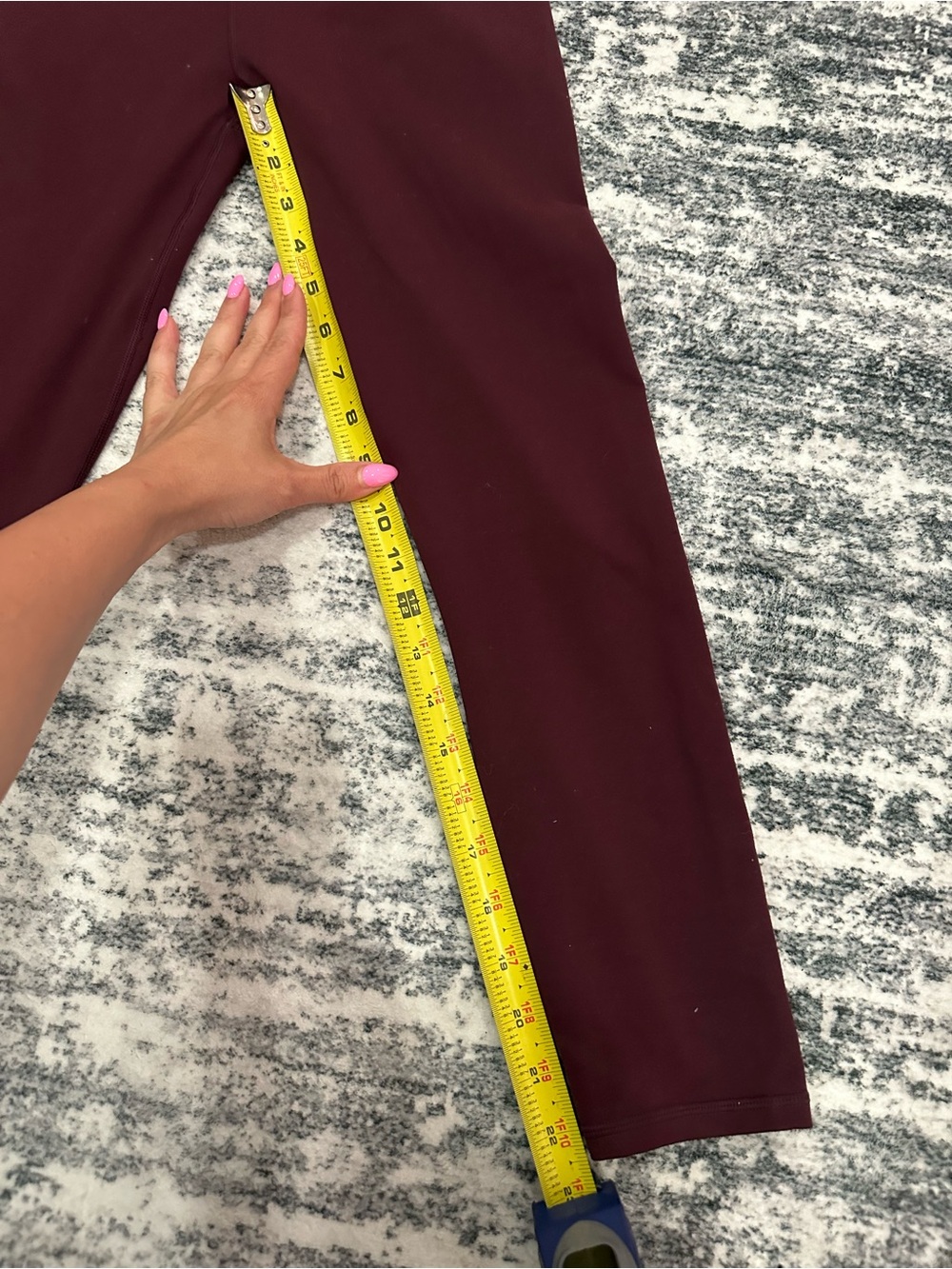 FABLETICS Power Hold Legging Leggings Set - Red, Burgundy, Teal - Picture 5 of 5